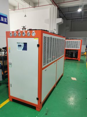 R134a Portable Water Chiller Units With PLC Control System Chemical Chiller