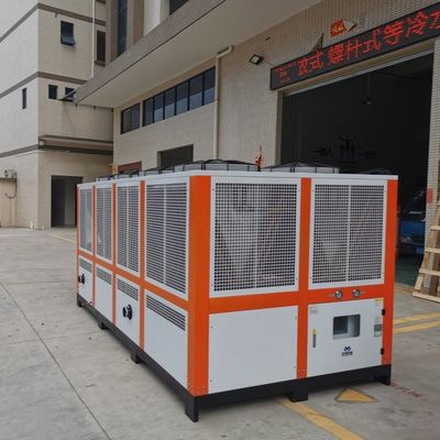 75HP Air Cooled Screw Chiller High Efficiency With Microcomputer Control System