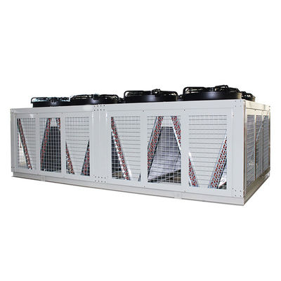 Separated Type Air Condenser Cabinet Water Chiller Convenient Air Cooling Fin On the Rooftop And Chiller Unit Inside