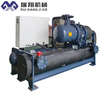 50 Tons Water Cooled Screw Chiller High Efficiency With Outlet Temperature Range Of 5-15°C